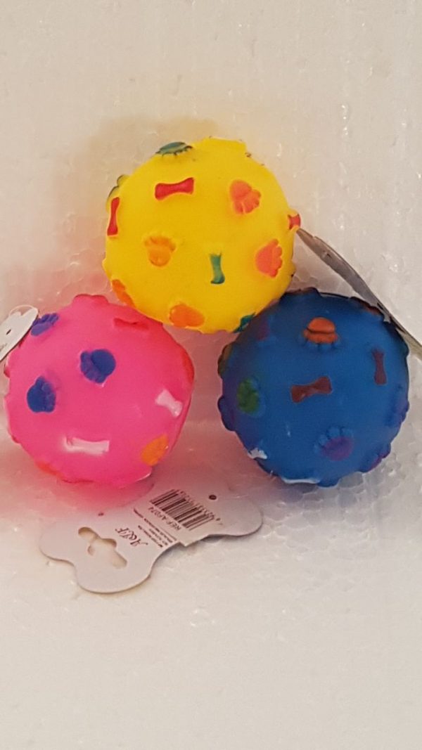 Pelota de Goma, Diversos Colores, 7 cm. de diámetro