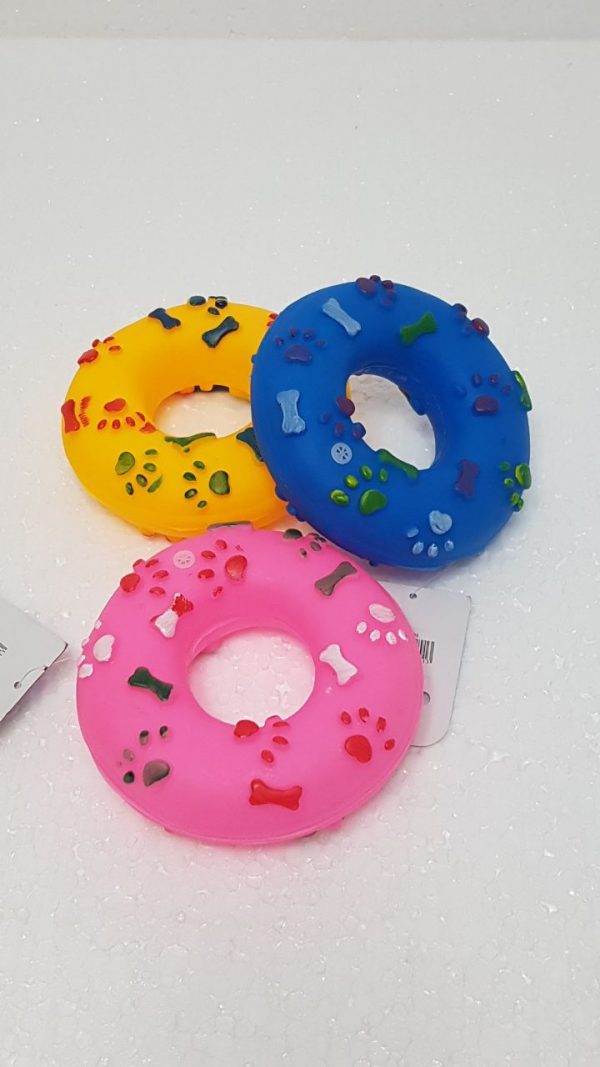 Donut Grande, diversos colores, 15 cm de diámetro.