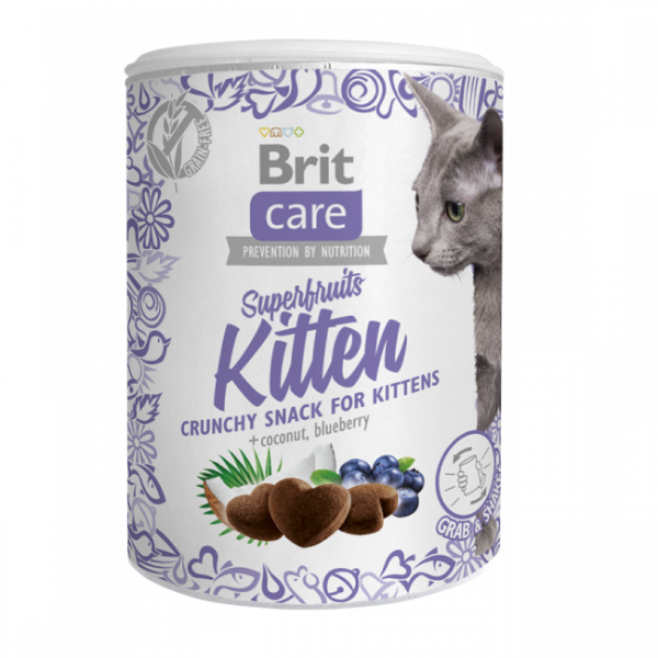 Brit Care Cat Snack Superfruits Kitten 100 Gr