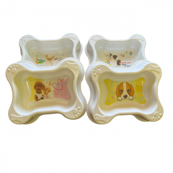 Plato Plastico Forma Hueso 16.5cm