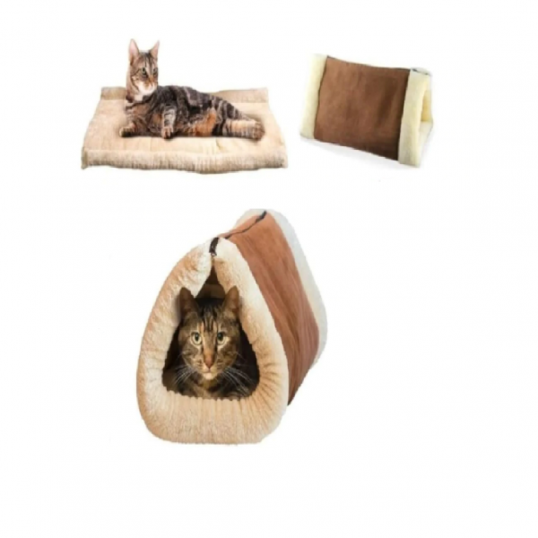 Cama Túnel 2 En 1 para Gatos