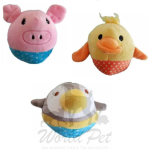 Peluche Diseños Pollito- Pinguino - Cerdito Con Sonido