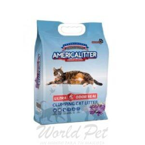 American Litter Ultra Odor Seal Lavanda Arena Sanitaria 15Kg