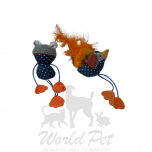 Peluche Pajarito / Ranita Para Mascotas