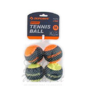 Skipdawg Pack 4 Pelotas de Tenis