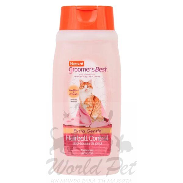 Hartz Shampoo Gatos Groomers Best Control Bolas de Pelo 444ml