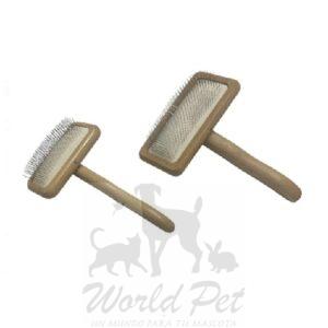 Rasqueta Profesional de Madera para Perros y Gatos