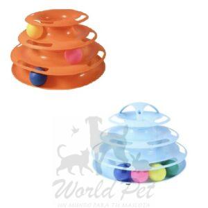 Juguete Interactivo Para Gatos Torre 3 Niveles