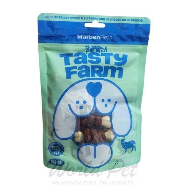 Tasty Farm Snack Huesos de Calcio envueltos en Cordero 100gr