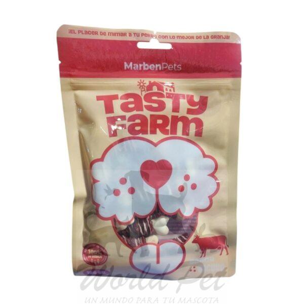 Tasty Farm Snack Huesos de Calcio envueltos en Vacuno 100gr