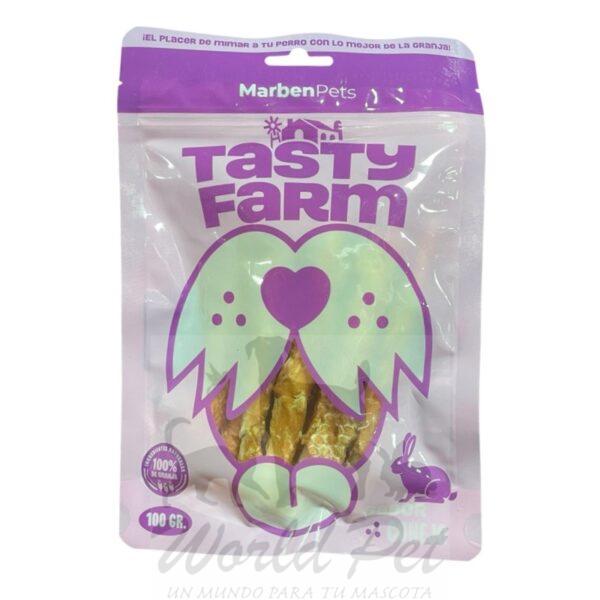 Tasty Farm Snack Palitos envueltos en Conejo 100gr