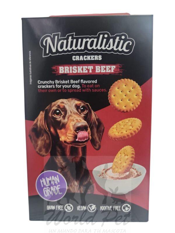 Naturalistic Snack Crackers Brisket Beef 200Gr
