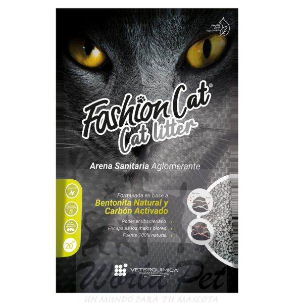 Fashion cat Arena Sanitaria Aglomerante Carbon activo 20K
