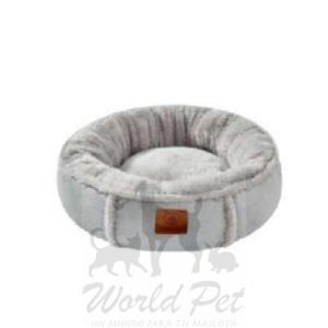 Cama Circular Chiporro Gris Para Perros y Gatos