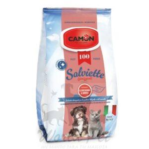 Camon Toallitas Humedas Clorhexidina  Perro y Gato 100 Unid.