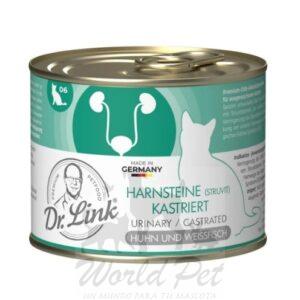 Dr. Link Lata Gato Urinary Struvite/Castrados 200Gr