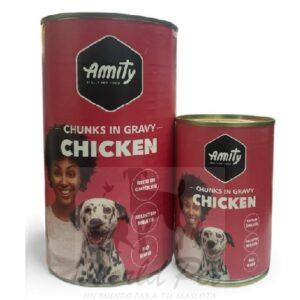 Amity Dog Chunks Chicken Adult Wet Food 415Gr