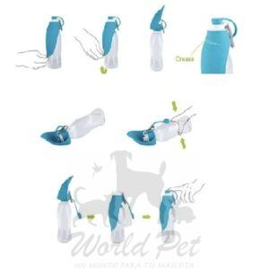 Bebedero De Paseo En Forma De Hoja 580Ml